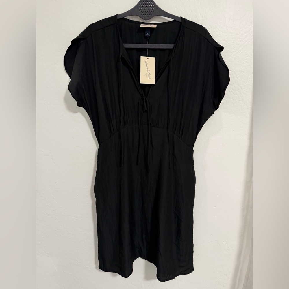 Tie-Front Flutter Short Sleeve Mini A-Line Dress - Universal Thread Medium NWT - Picture 4 of 15
